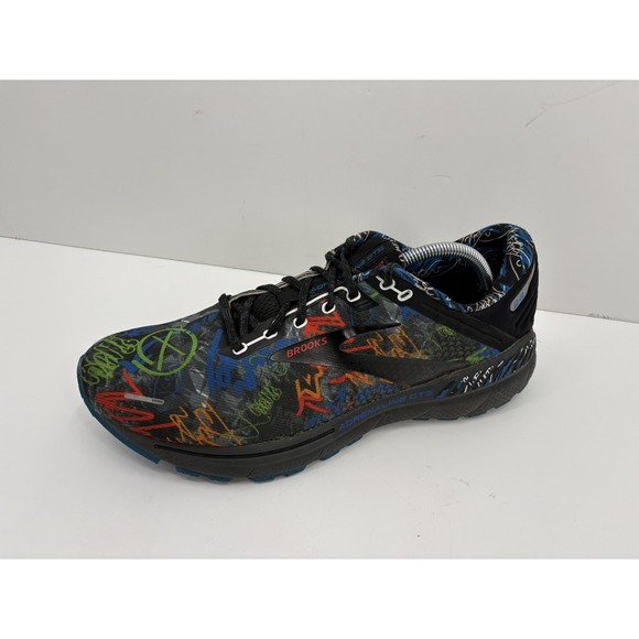 Brooks Adrenaline GTS 22 Men\'s Graffiti Running Sneakers Shoes, 12D, 1103661D084 main image 5